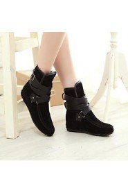 Women's Shoes Round Toe Wedge Heel Ankle Boots More Colors available