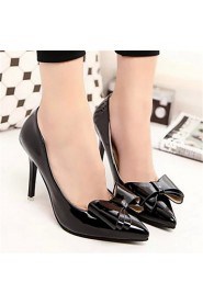 Women's Shoes Stiletto Heel Pointed Toe Heels Dress Black / Pink / Red / Gray