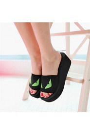 Women's Shoes Customized Materials Flat Heel Slippers Slippers Outdoor / Dress / Casual Blue / Green / Pink / White