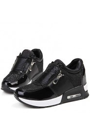 Women's Fashion Leisure Sport Shoes Black/Silver
