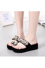 Women's Shoes Diamond Toepost Platform Comfort Casual Sandals Dress