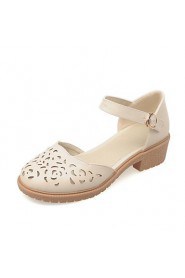 Women's Shoes Low Heel D'Orsay & Two-Piece/Round Toe Heels Dress Pink/White/Beige
