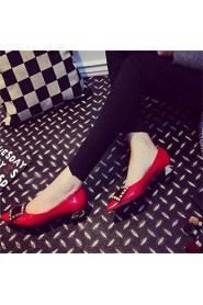 Women's Shoes Flat Heel Comfort Flats Casual Black / Red / Gray