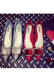 Women's Shoes Flat Heel Comfort Flats Casual Black / Red / Gray
