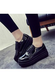 Women's Shoes Platform Creepers Fashion Sneakers Outdoor / Casual Black / Blue / White