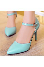 Women's Shoes Stiletto Heel/D'Orsay & Two-Piece/Pointed Toe Heels Party & Evening/Dress Blue/Pink/White
