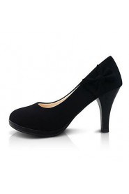 Women's Shoes Synthetic Stiletto Heel Heels Heels Dress Black