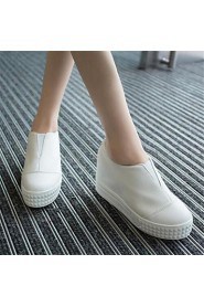 Women's Shoes Round Toe Wedge Heel Sneakers Shoes More Colors available