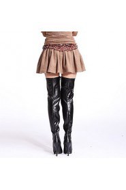 Women's Shoes Sexy 12cm Heel Height Pointed Toe Stiletto Metal Heel Over The Knee Boots