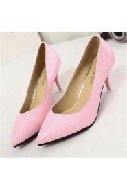 Women's Shoes Stiletto Heel Heels Heels Party & Evening / Dress Black / Pink / Red / Silver