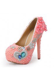 Women's Shoes Stiletto Heel Heels Heels Wedding / Party & Evening / Dress Pink