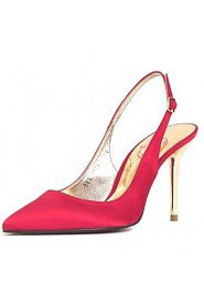 Women's Shoes Silk Stiletto Heel Heels Heels Wedding / Office & Career / Party & Evening / Dress