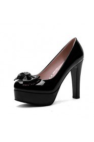 Women's Shoes Stiletto Heel Heels/Platform/Round Toe Heels Party & Evening/Dress Black/Red/White