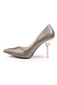 Women's Shoes Wedding Shoes Pointed Toe Stiletto Heel Fashion Shoes Silver/Gold/White