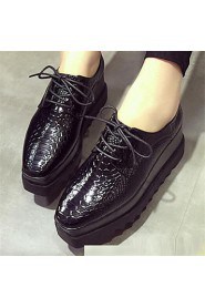 Women's Shoes Platform Creepers Fashion Sneakers Outdoor / Casual Black
