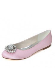 Women's Wedding Shoes Round Toe Flats Wedding/Party & Evening Black/Blue/Pink/Purple/Red/Ivory/White/Silver