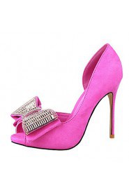 Women's Shoes PU Wedge Heel Heels / Pointed Toe Heels Outdoor / Party & Evening / Casual Black / Yellow / Pink