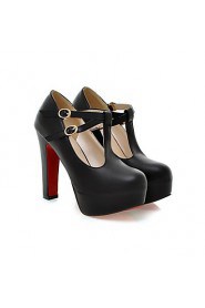 Women's Shoes Round Toe Chunky Heel Platform Pumps Shoes More Colors available