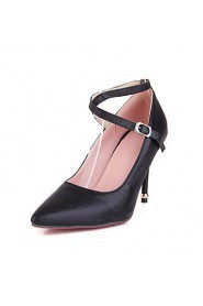 Women's Shoes Stiletto Heel Heels / Pointed Toe Heels Wedding / Party & Evening / Dress Black / Silver / Gold