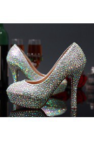 Women's Wedding Shoes Heels Heels Wedding / Party & Evening / Dress Silver