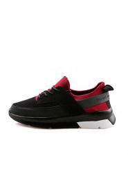 Women's Walking Shoes Leather / Black / Red / White