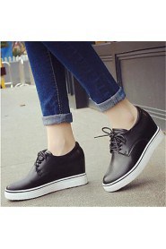 Women's Shoes Synthetic Platform Creepers Fashion Sneakers Outdoor / Casual Black / Red / White
