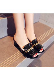 Women's Shoes Heel Heels / Peep Toe Sandals / Heels / Clogs & Mules Outdoor / Dress / Casual Black / Red / White