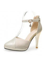 Women's Shoes Stiletto Heel/Platform/Pointed Toe Heels Party & Evening/Dress Pink/Red/Beige