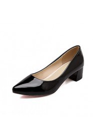 Women's Shoes Leatherette Stiletto Heel Heels Heels Office & Career / Dress / Casual Black / Red / White