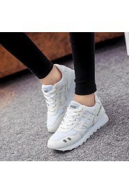Women's Shoes Canvas Flat Heel Comfort Fashion Sneakers Outdoor / Casual / Athletic Blue / White / Gray