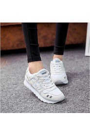 Women's Shoes Canvas Flat Heel Comfort Fashion Sneakers Outdoor / Casual / Athletic Blue / White / Gray