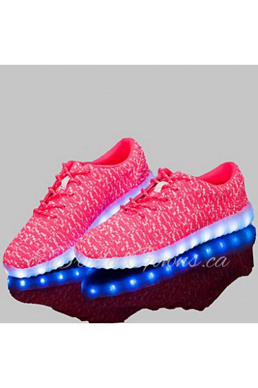 Led Shoes Unisex 35-40 Women's Shoes Tulle Comfort Fashion Sneakers Athletic / Dress / Casual Black / Red / Gray
