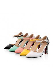 Women's Shoes Chunky Heel Pointed Toe Pumps Shoes More Colors available