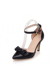 Women's Shoes Stiletto Heel/D'Orsay & Two-Piece/Pointed Toe Heels Office & Career/Party & Evening/Dress Black
