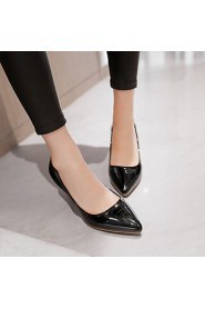 Women's Shoes Patent Leather/Stiletto Heel Heels/Pointed Toe Heels Office & Career/Party & Evening/Dress Black/Pink
