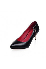 Women's Shoes Stiletto Heel/Pointed Toe Heels Office & Career/Dress Black/Red/White