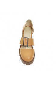 Women's Shoes Chunky Heel Heels / Platform / Gladiator / Round Toe Heels Party & Evening / Dress / CasualBlack
