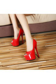 Women's Shoes 15CM Heel Height Sexy Peep Toe Stiletto Heel Pumps Party Shoes More Colors available