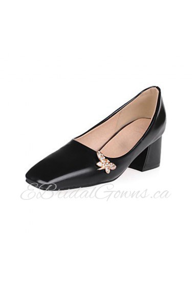 Women's Shoes Chunky Heel Square Toe Pumps Shoes More Colors available