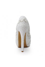Women's Shoes Stiletto Heel Heels Heels Wedding / Party & Evening / Dress White