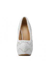 Women's Shoes Stiletto Heel Heels Heels Wedding / Party & Evening / Dress White