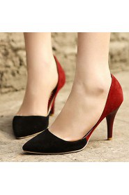 Women's Shoes Stiletto Heel Heels/Pointed Toe Heels Party & Evening/Dress Black/Red