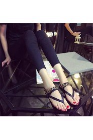 Women's Shoes Flat Heel Flip Flops / Creepers Sandals Outdoor / Casual Black / Gray