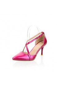 Patent Leather Women's Stiletto Heel Pumps/Heels with Buckle Shoes(More Colors)