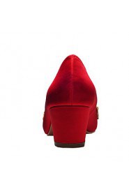 Women's Wedding Shoes Pointed Toe / Closed Toe Heels Wedding / Party & Evening / Dress Red