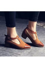 Women's Shoes Fabric Chunky Heel Pointed Toe Pumps Casual More Colors available