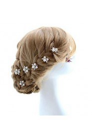 Two Pieces Alloy Wedding/Special Occasion Hairpins With Imitation Pearls