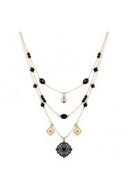 Women's Alloy Necklace Daily Acrylic-61161038