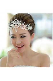 Bride's Crystal Rhinestone Forehead Wedding Headdress 1 PC
