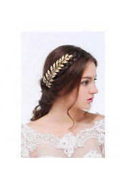 Women's Gold Alloy Headpiece - Wedding Special Occasion Casual Headbands 1 Piece